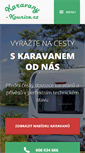 Mobile Screenshot of karavany-kounice.cz